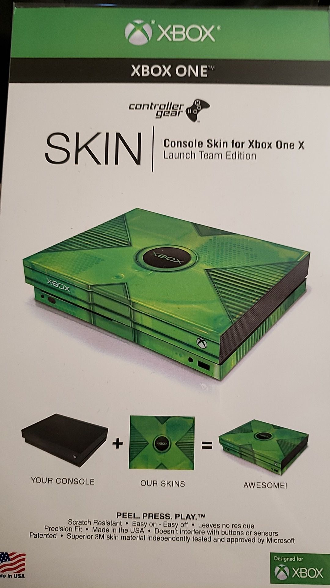 XBOX ONE X skin