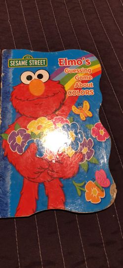 Elmo’s guessing game about colors children’s book