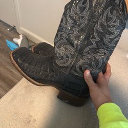 Alligator boots