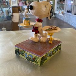 Jim Shore Peanuts Snoopy Christmas “Santa’s Sweet Surprise” Figurine (contact info removed)
