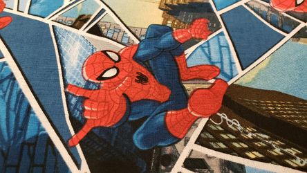 Spiderman kids mask. Surgical elastic.