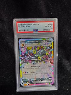POKEMON EN PRISMATIC EVOLUTIONS UMBREON EX #060 PSA GEM 10 MINT
