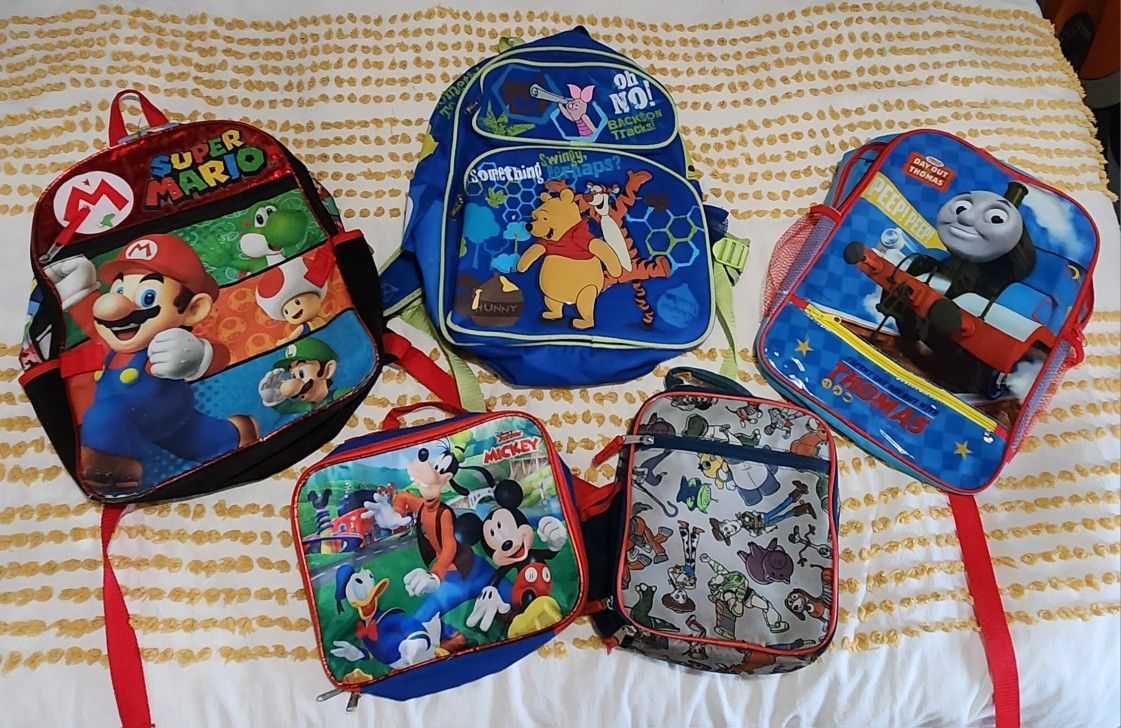 Kids Backpacks and Lunch Bags