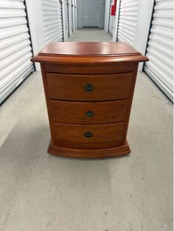 Wooden Nightstand with Three Drawers (21 x 16) - One Available