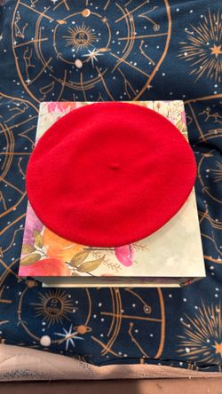 Classic Red Wool Beret – Timeless French Style