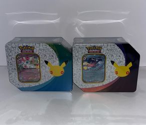 Pokemon:  30th Celebration Tins Sylveon & Greninja