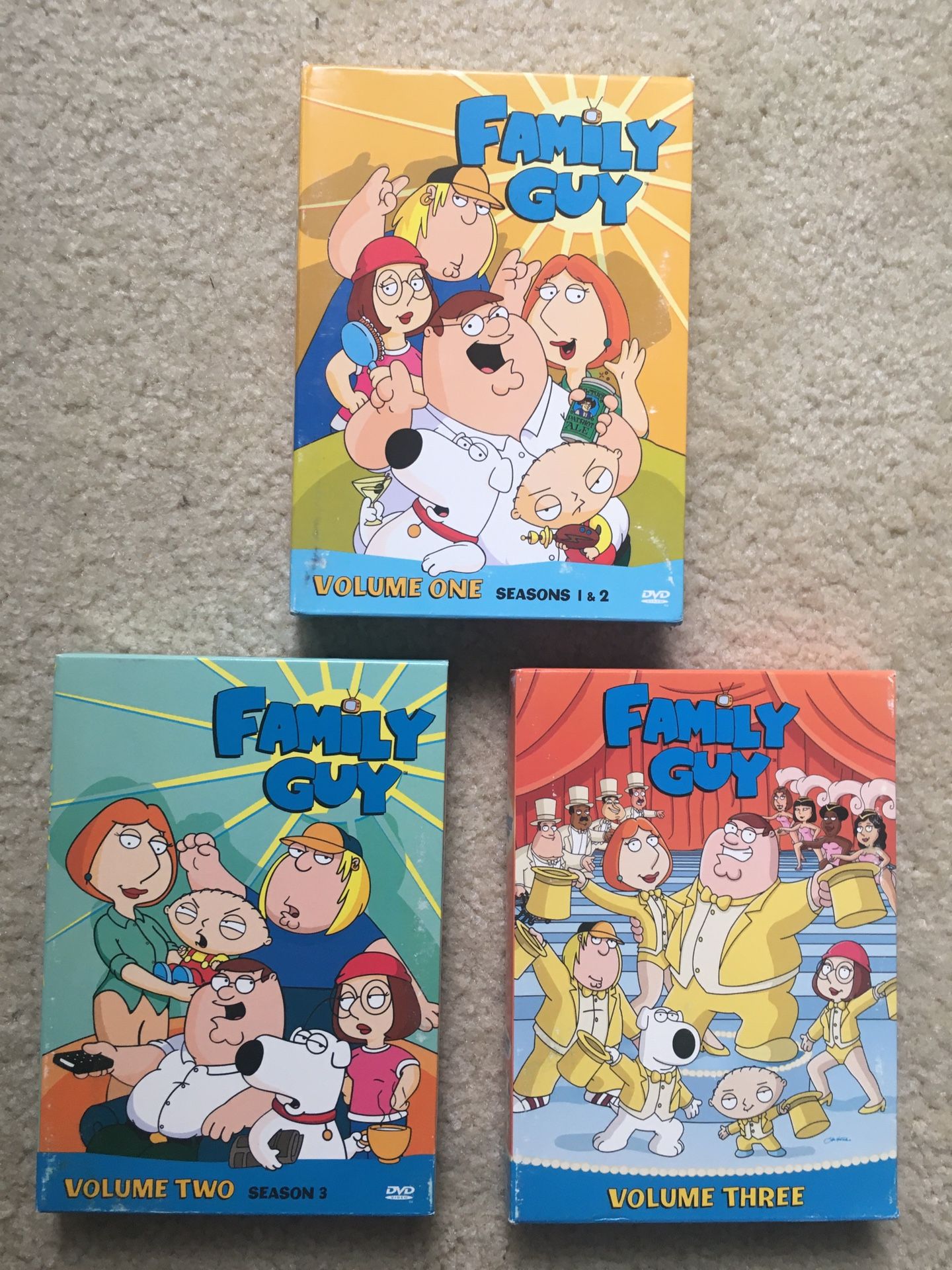 Family Guy DVDs - Seasons 1-3