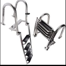4 Steps Pontoon Boat Ladder, Brand new
