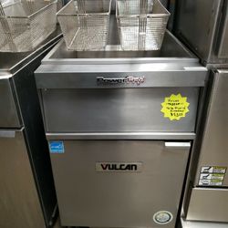 Used Vulcan 1TR85AF-1  - 70 lb Fryer With Filtration System Natural Gas 