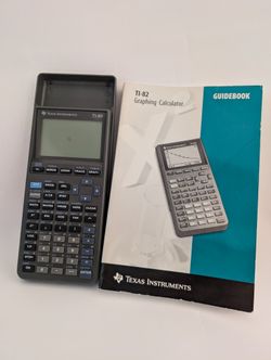 TI-82 Graphing calculator With Manual