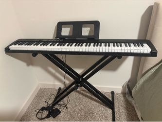 88 Key Piano Keyboard, Electric Digital Piano with Semi Weighted Keys