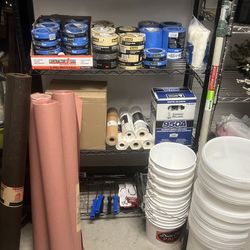 Painting supplies - Tape / paper / plastic / caulking