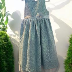 Disney Blue Sleeveless Scoop Neck Formal Sundress