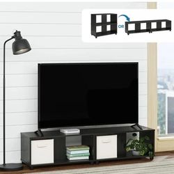 Mueble para TV / Estante Modular Negro - 2 Posiciones