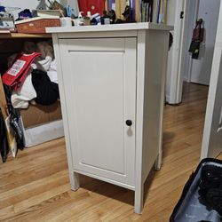 IKEA Hemnes 15x15x29" White Nightstand with 2 Shelf Storage