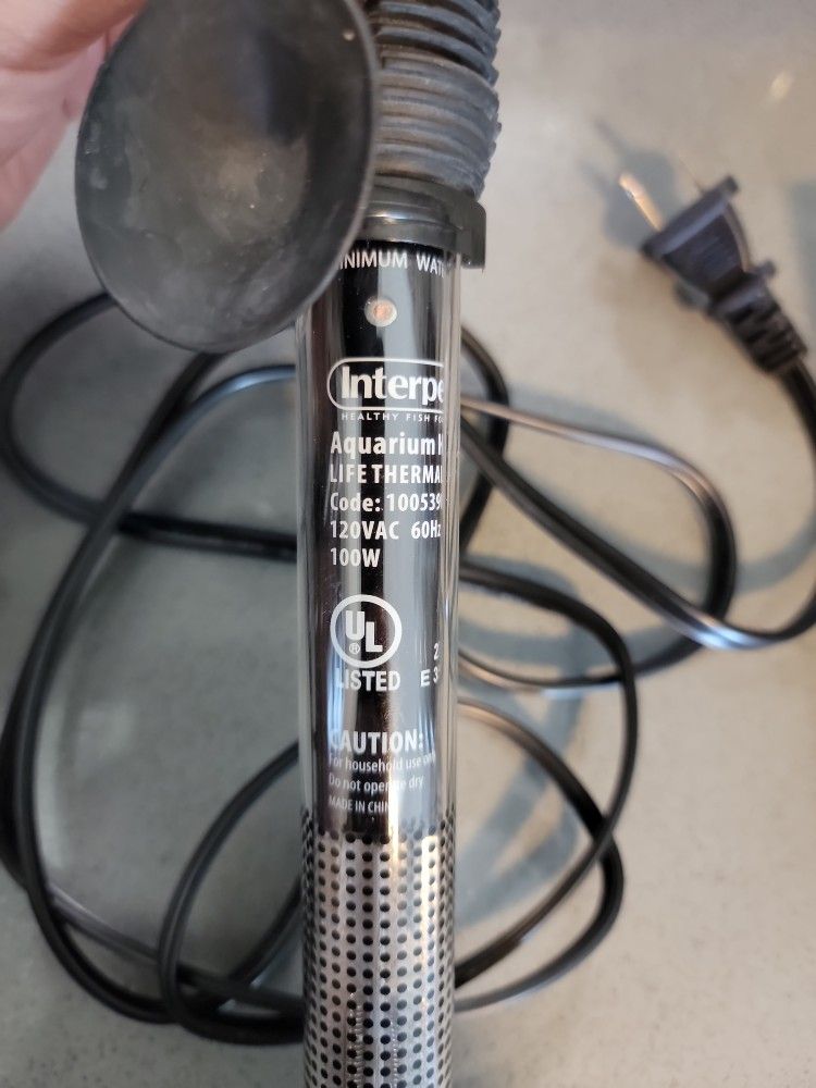 100w Aquarium Heater Interpet 10"