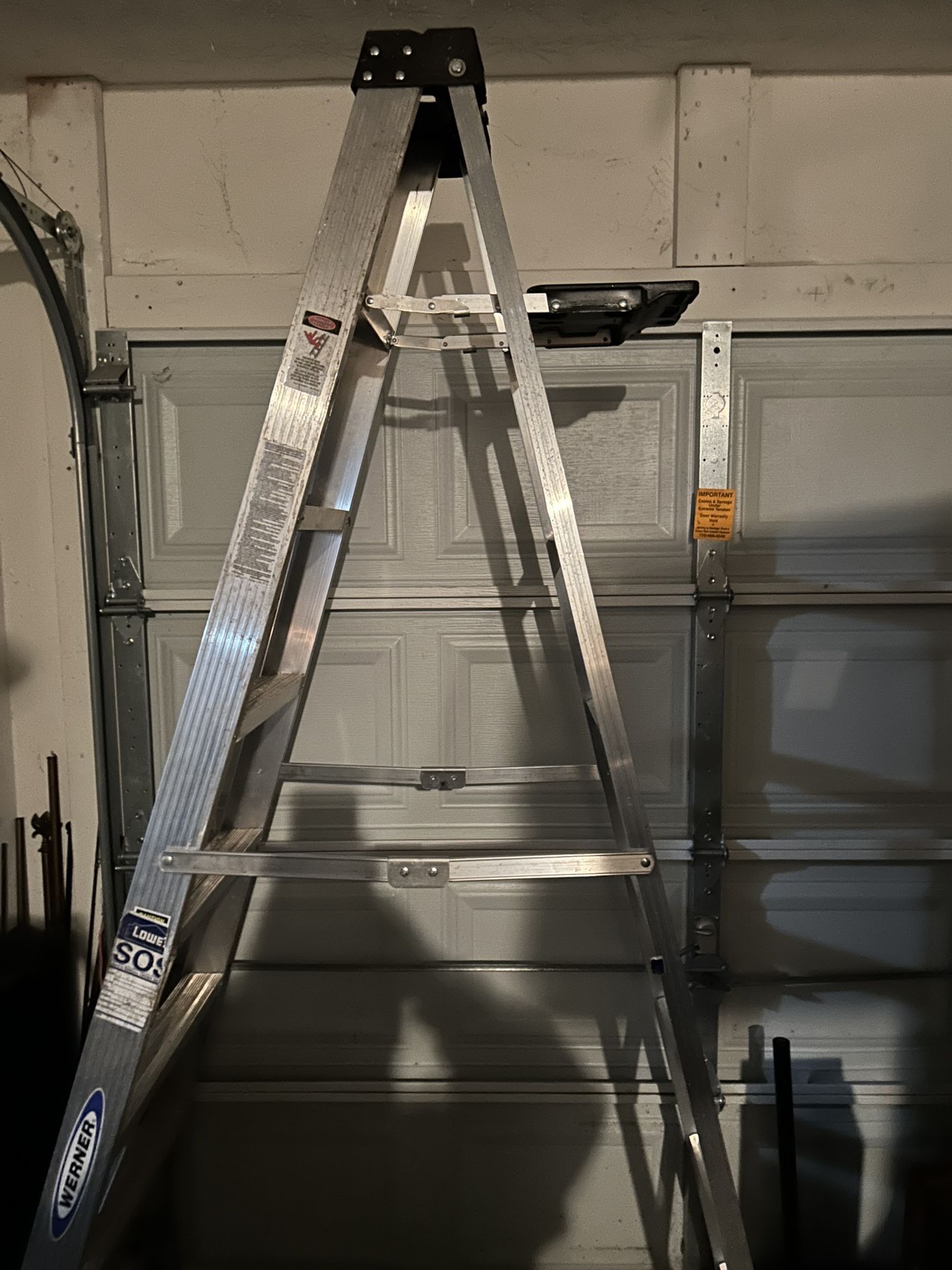 Werner Aluminum 8 Foot Ladder 