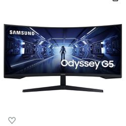 SAMSUNG 34" Odyssey G5 Ultra-Wide Gaming Monitor
