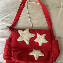 Red star Purse/ Book Bag