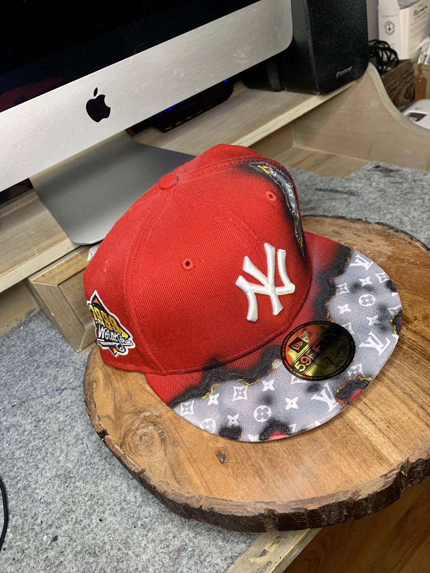 Louis Vuitton Red Beanie for Sale in Queens, NY - OfferUp