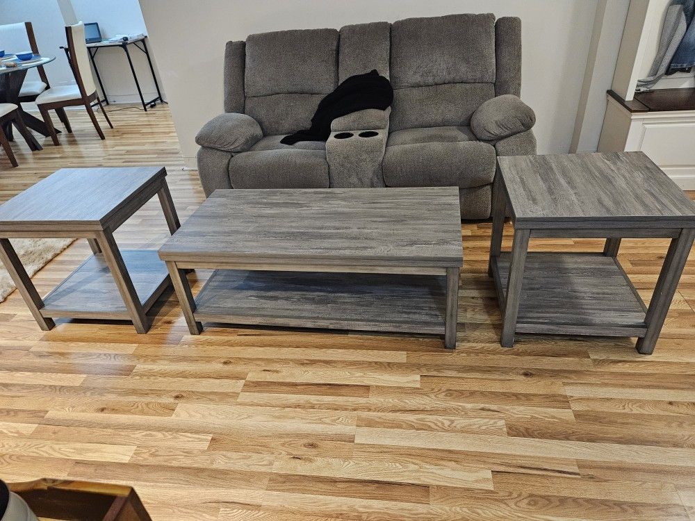 Coffee Table With End Tables