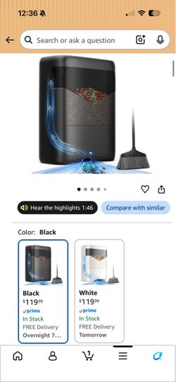 Touchless Vacuum Automatic Dustpan