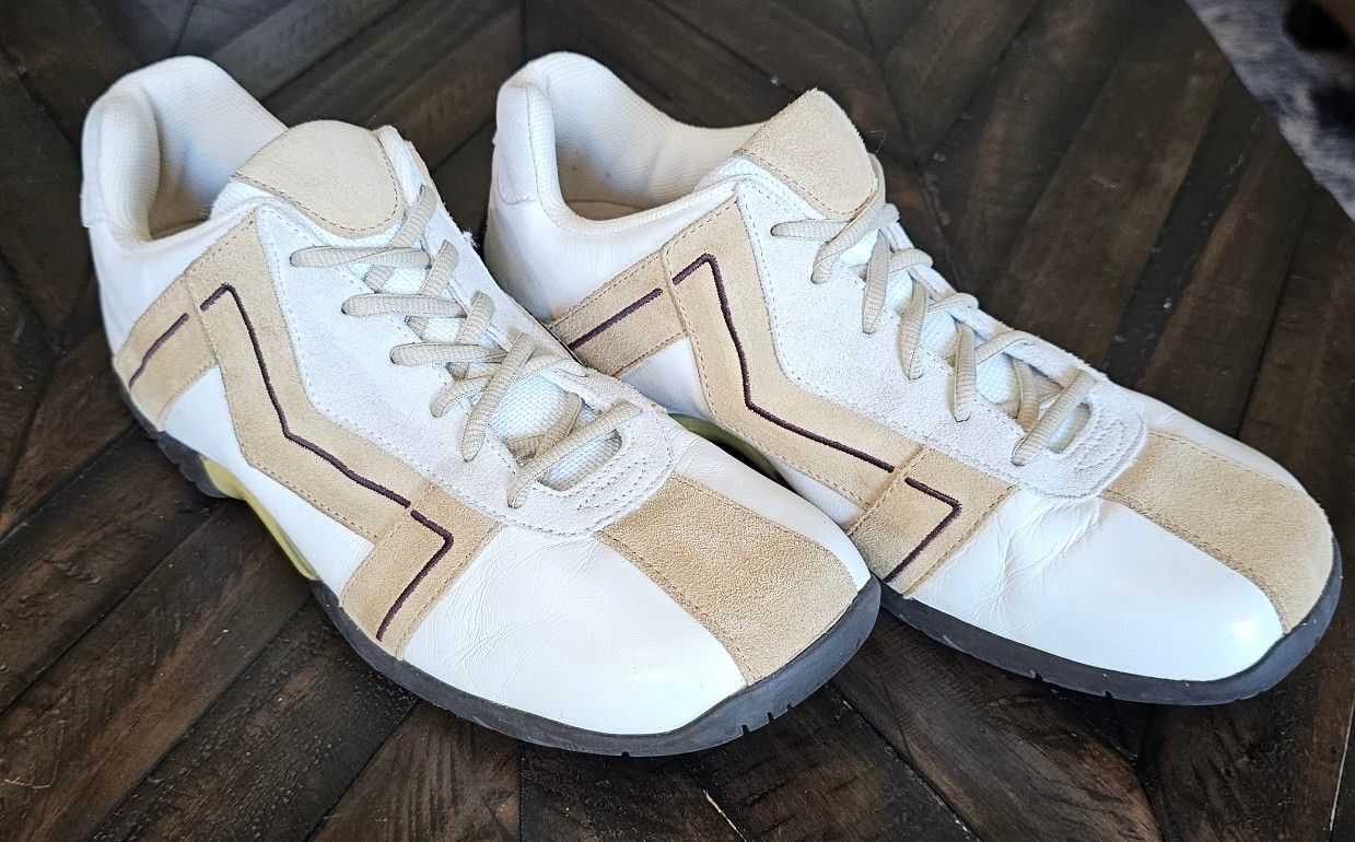 Steve Madden Y2K Vintage Leather & Suede Sneakers, Rare EUC!