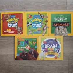 5 National Geographic Kids Children Non-fiction Storybook Story Book 