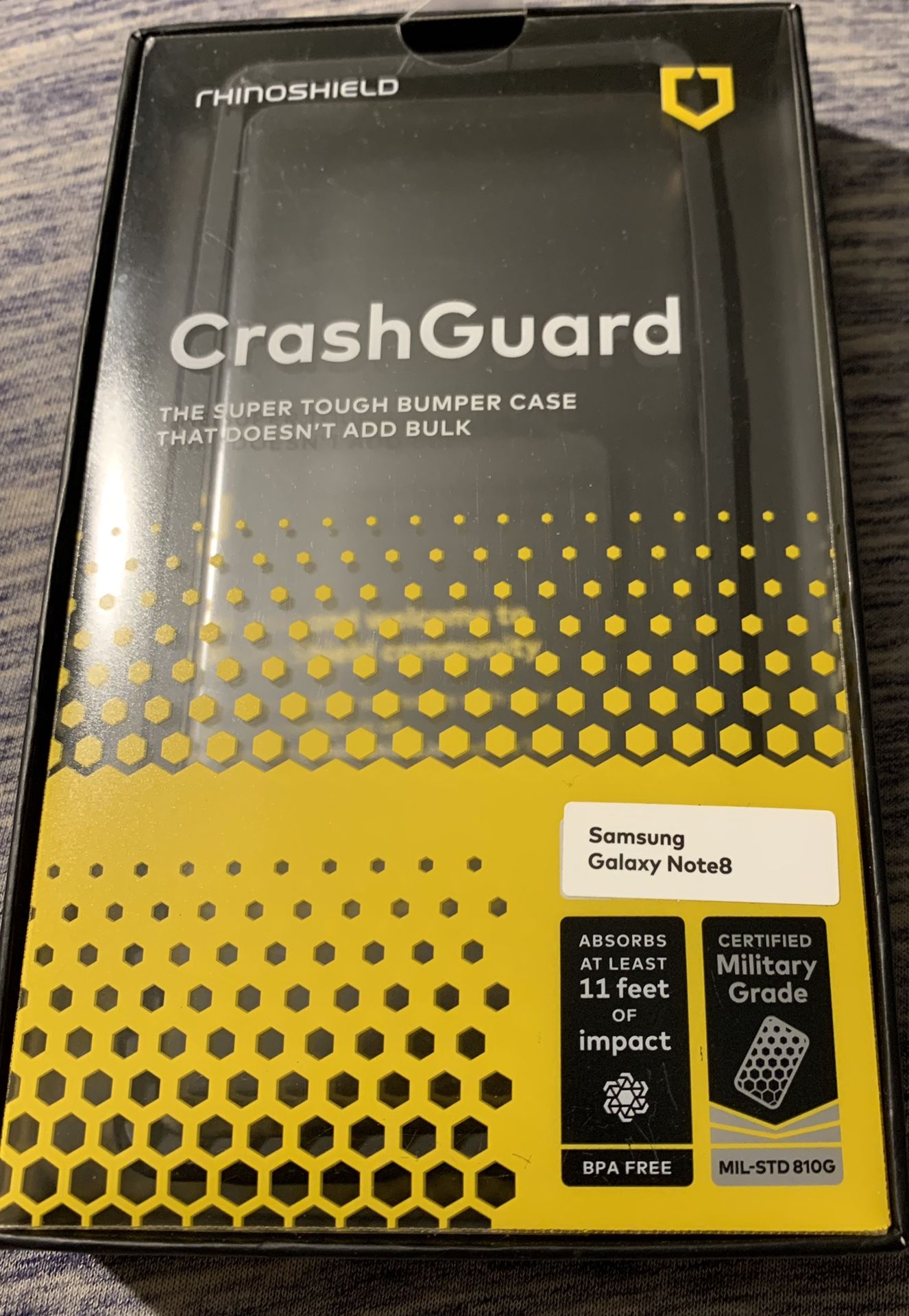 New Rhinoshield crash guard for Samsung galaxy note 8