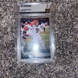 Joe Burrow Panini Chronicles Rookie Card Golden Grading 9