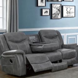 Beautiful Conrad 3-Seat Reclining Sofa - Like New!  