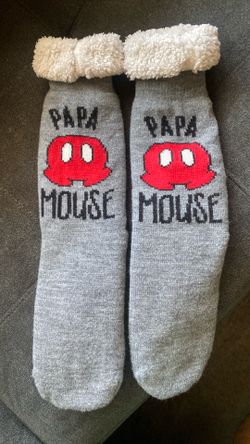 Disney “Papa Mouse” warm socks.