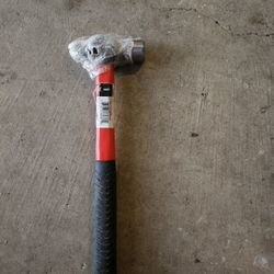 New - URREA Ball Pein Hammer - 8oz Striking Tool with Forged and Machined Head & Ergonomic Fiberglass Handle - 1308FV

