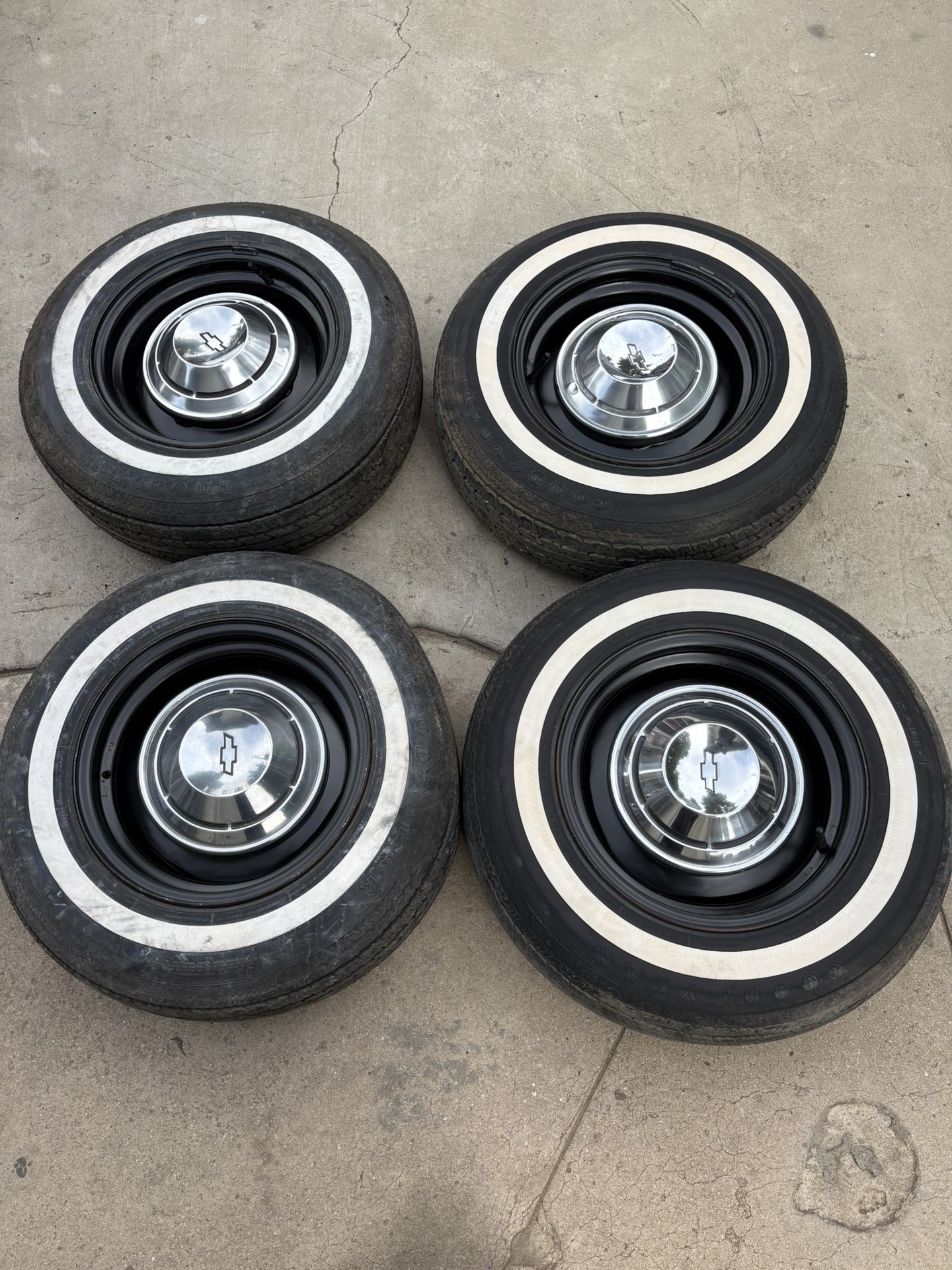 15” Steelie Rims Copo Camaro Chevelle Nova Belair Wheels for Sale in ...
