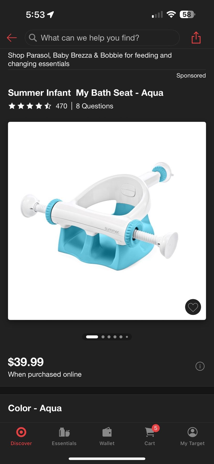 Baby Bath Seat