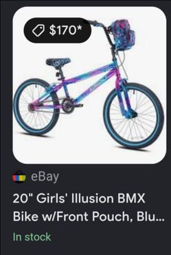 20" ILLUSION BIKE WITH FRONT POUCH