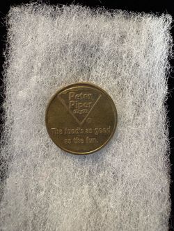 Peter Piper Pizza Arcade Token - Retro Gaming Collectible