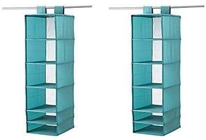 One Shelf 6 Compartment Closet Organizer