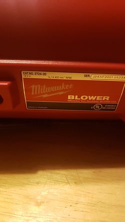 NEW Milwaukee m18 Blower Tool Only