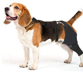 Dog Rear Leg Sleeve to Stop Licking, Hind Leg Protector After TPLO Recovery, ACL Surgery, Wounds or Skin Issues, Soft Breathable Comfortable Cover Rig