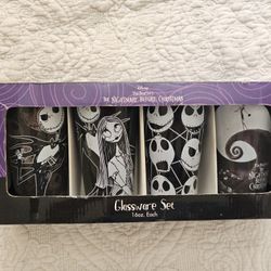 Tim Burton's 16 0z. Nightmare Before Christmas Glasses