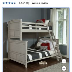 Twin-Over-Full Bunk Bed with Mattresses – $400 (Lake Oswego)