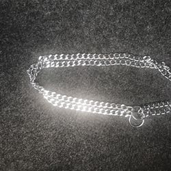 Collar De  Perros Doble Cadena