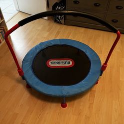 Little Tikes 25” Round Easy Store Folding Trampoline 