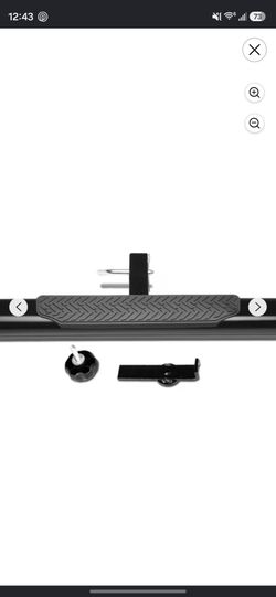 Hitch bar step