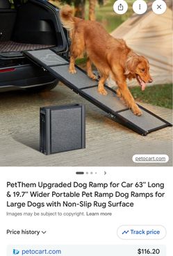 PetThem Folding Dog Ramp for Car