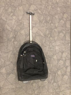 JanSport Rolling Driver backpack travel black bag  TN89TN