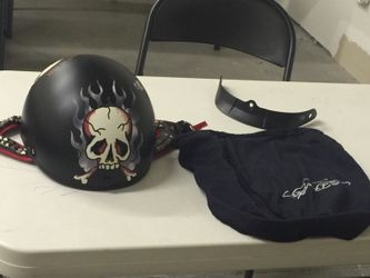 Ed Hardy motorcycle skull lid