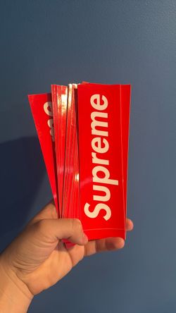 Supreme Box Logo Stickers