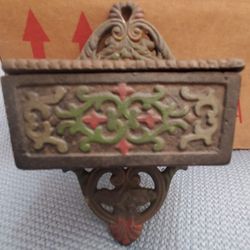Vintage Iron Match Safe